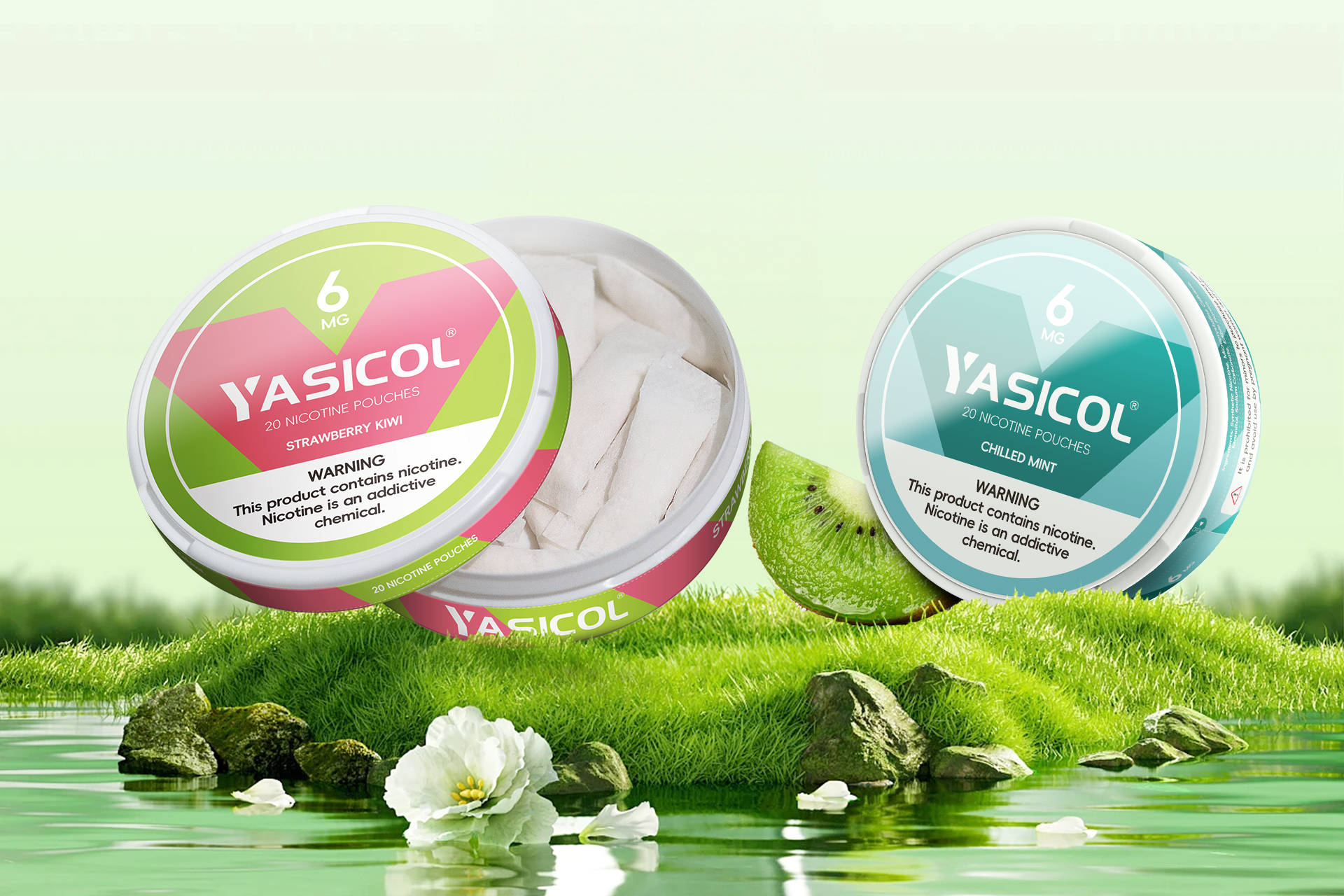 Yasicol簡約時尚幾何口含煙煙盒設計